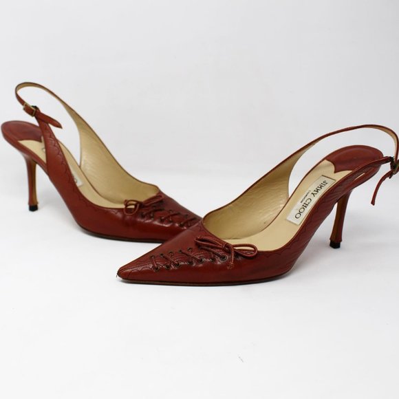 Jimmy Choo #46592 Slingback Heels Size 9